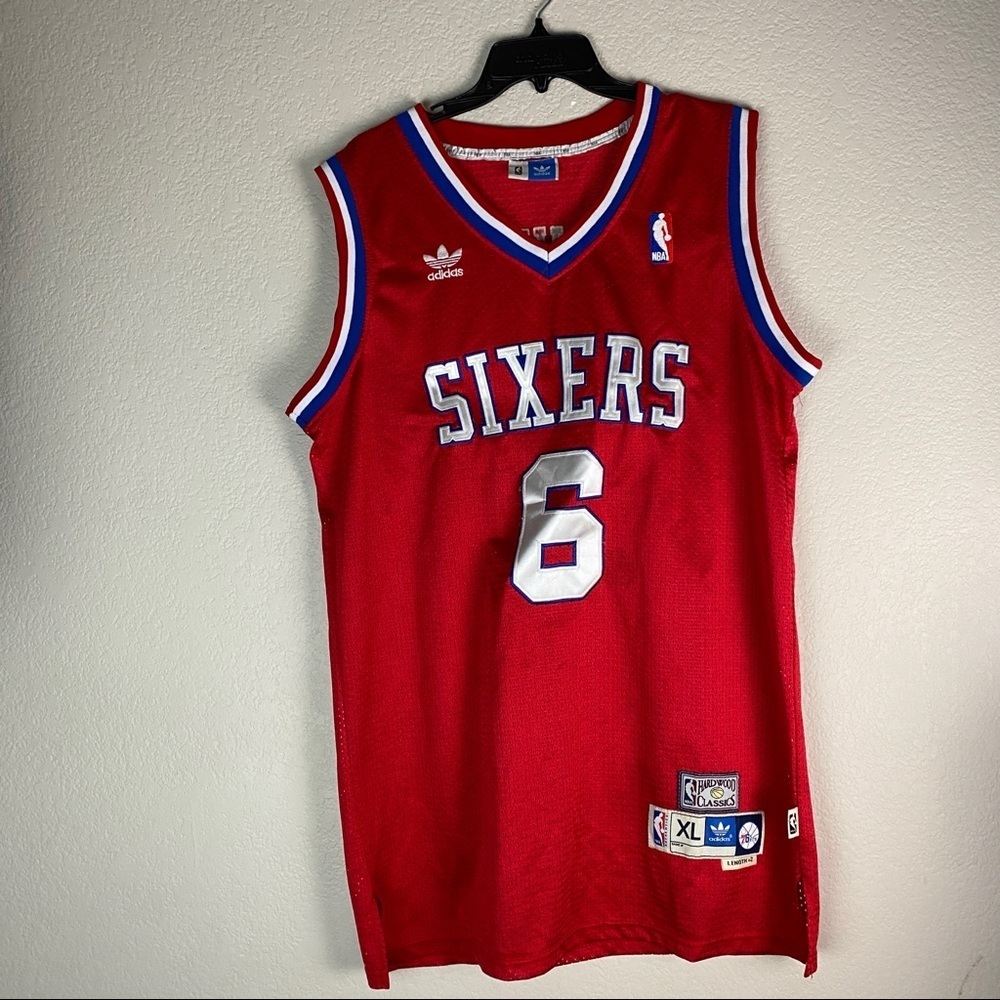Julius DR J Erving 76ers SIXERS Adidas Size XL